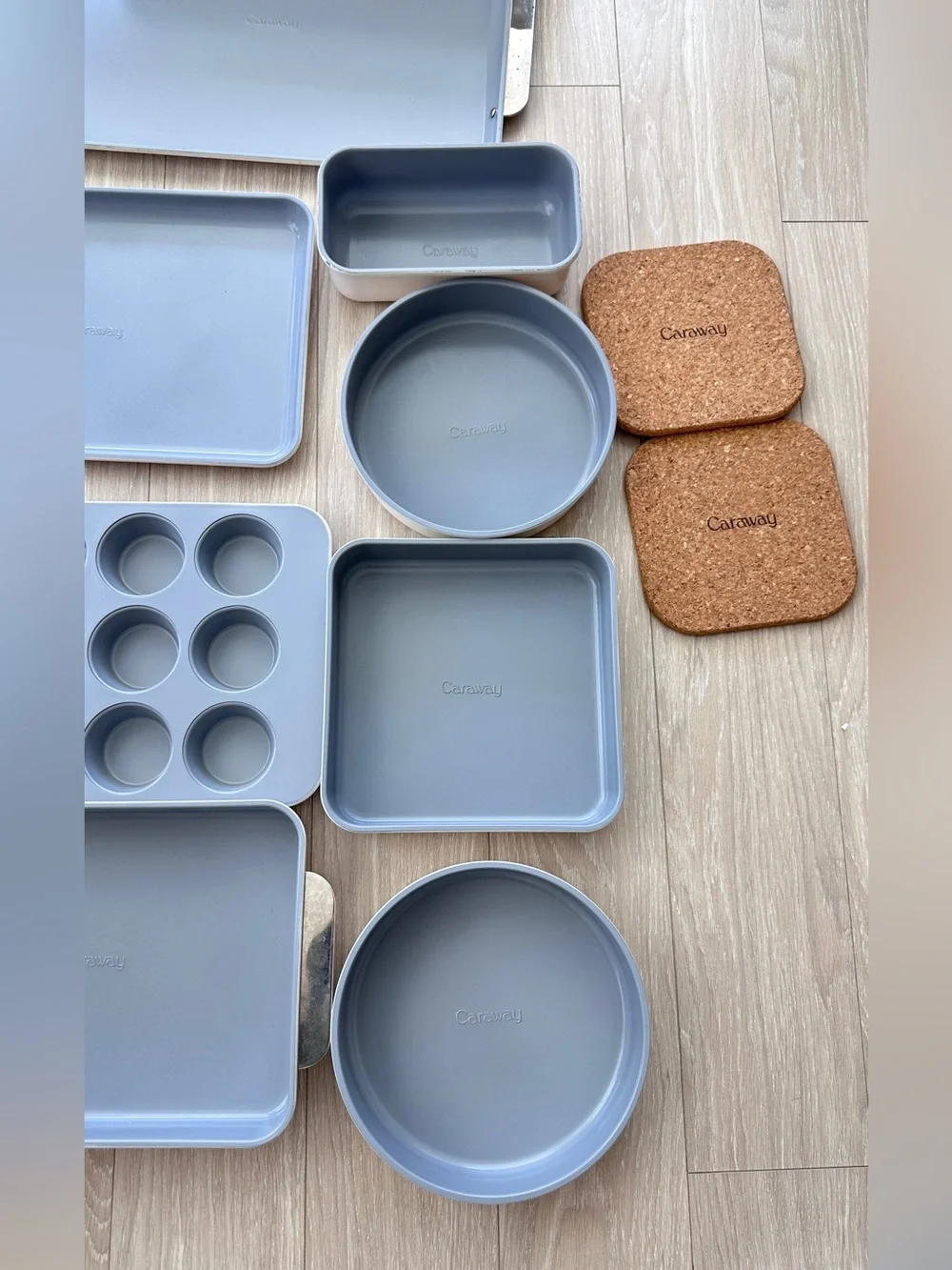 Caraway Bakeware Set: 10-Piece Set With Storage Organizers